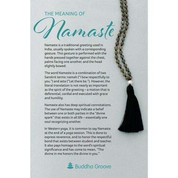 Skull Turquoise And Lava Stone Mala Necklace - Picture 6 of 6